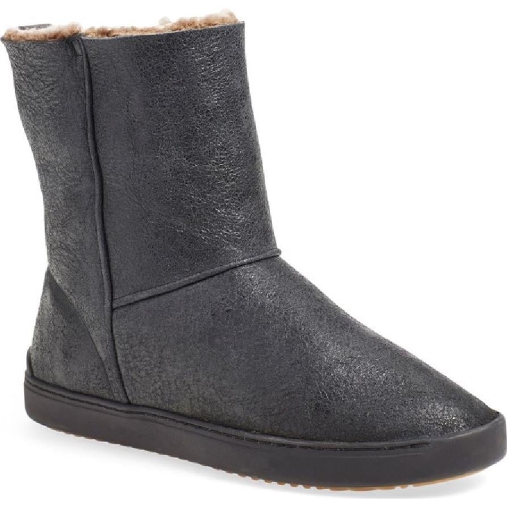 Rag & Bone Kali Sneaker Boot Black Fur lined size 8